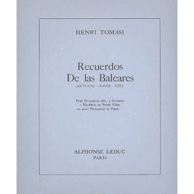 RECUERDOS DE LAS BALEARES, TOMASI